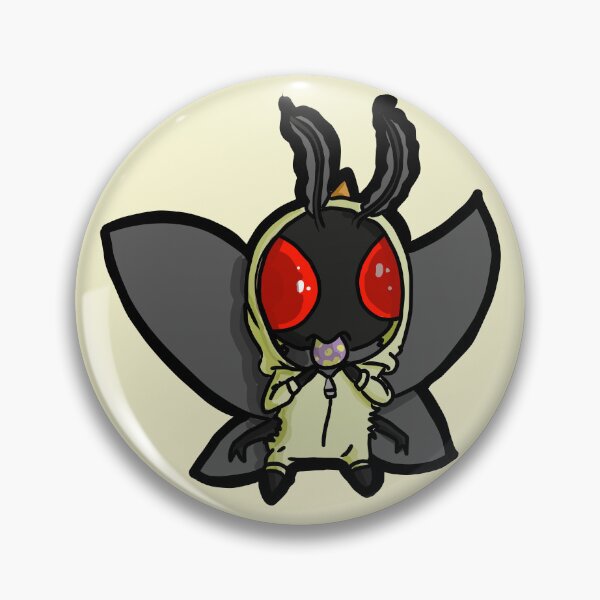 Item preview, Easter Mothman Chibi in Yellow Chicken Onesie designed and sold by Hearth and Rook.