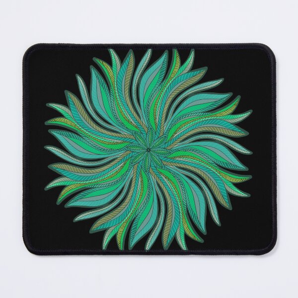 Item preview, Long leafed green Mandala designed and sold by DaveDanchuk.