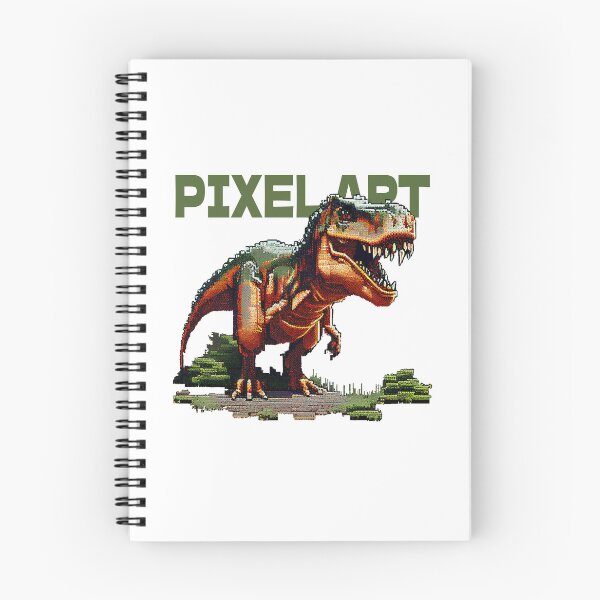 Item preview, Pixel Art dinosaur with funny cute decorative dinosaur for dinosaur lovers designed and sold by RSDESIGNSteam.