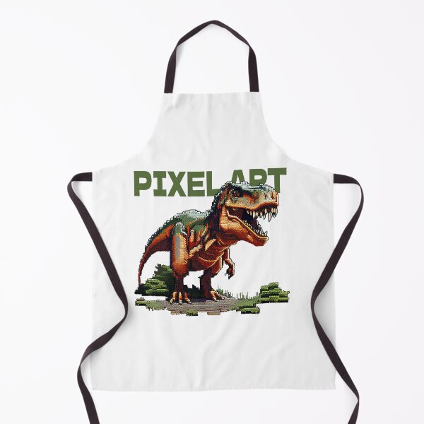 Item preview, Pixel Art dinosaur with funny cute decorative dinosaur for dinosaur lovers designed and sold by RSDESIGNSteam.