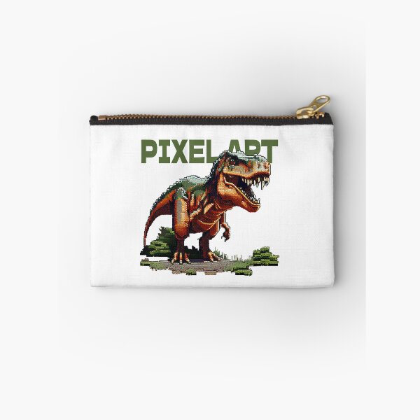 Item preview, Pixel Art dinosaur with funny cute decorative dinosaur for dinosaur lovers designed and sold by RSDESIGNSteam.