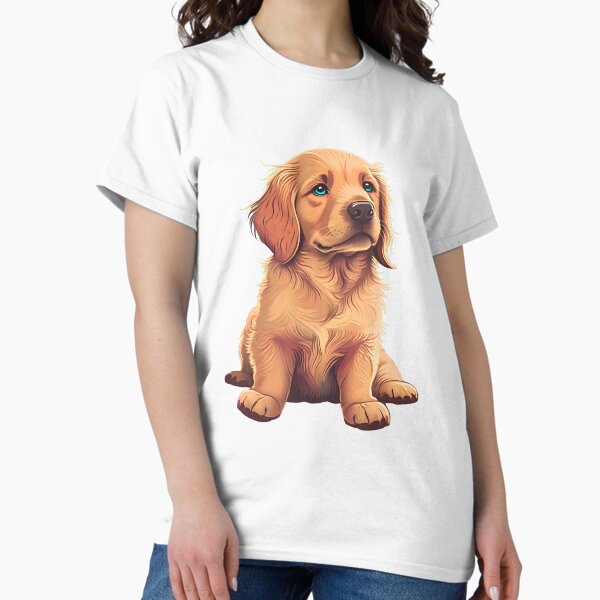 Artikel-Vorschau von Süßer Golden Retriever, designt und verkauft von AhSitckAhStick.