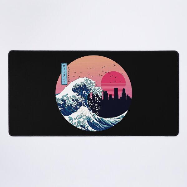 Item preview, Portland Kanagawa Wave Retro designed and sold by DFerraz.