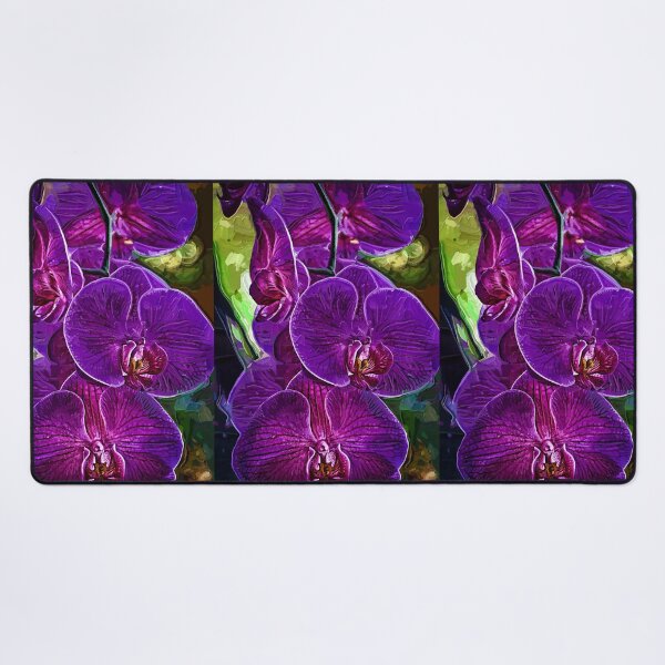 Artikelvorschau, Lila Impasto Orchideen entworfen und verkauft von KirtTisdale.