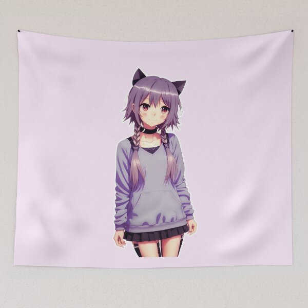 Artikelvorschau, Kitty-Anime-Mädchen entworfen und verkauft von PixyDesign.