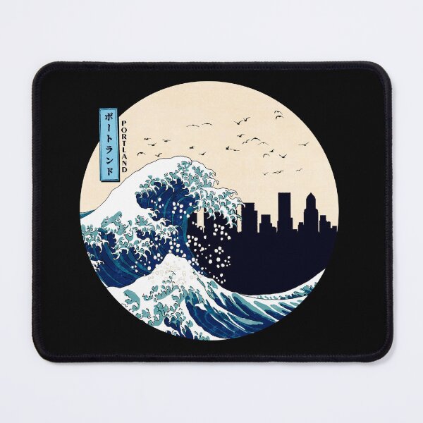 Item preview, Portland Kanagawa Wave Retro designed and sold by DFerraz.