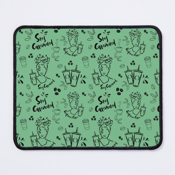 Item preview, Stay Caffeinated (Gray) designed and sold by Curly-Cuties.