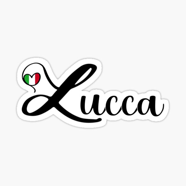 Item preview, Lucca With Italian Heart - I Love Lucca designed and sold by molamode.
