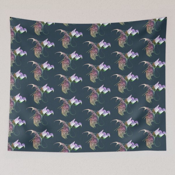 Item preview, Genderqueer Pride Dragon designed and sold by AppleJuiceFlood.