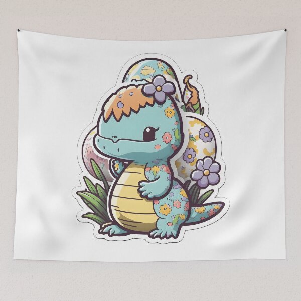 Item preview, Dino-mite Easter Wishes: Celebrating with a Happy Easter Dinosaur! 11 designed and sold by asurathunder.