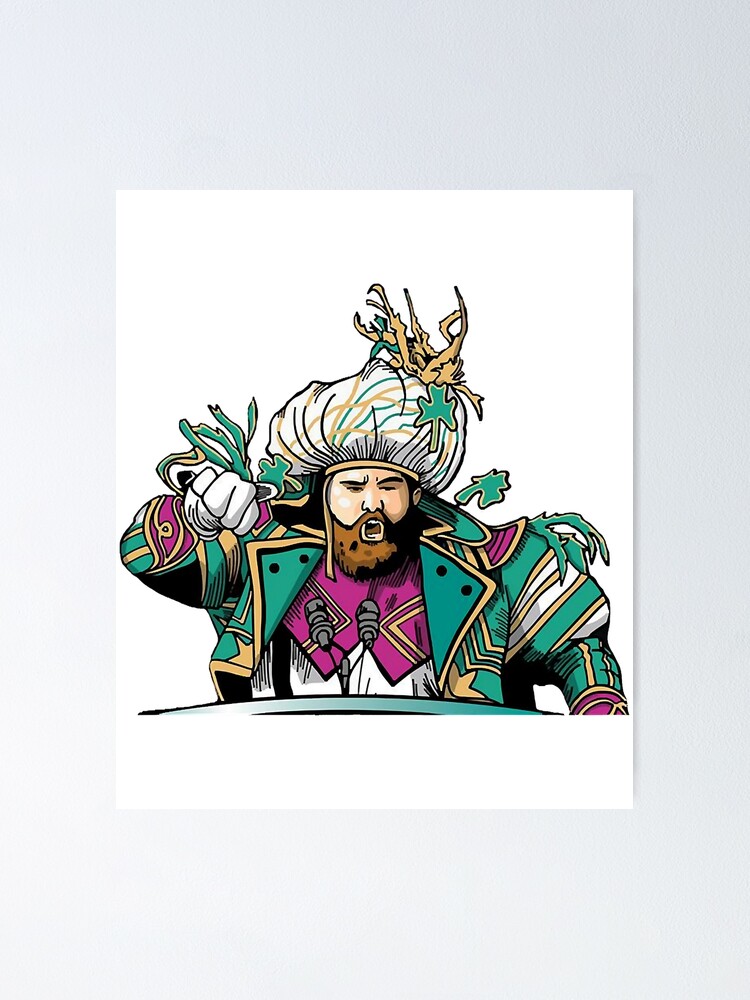 Jason Kelce Away Jersey Poster for Sale by designsheaven