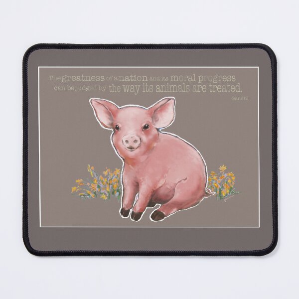 Item preview, The greatness of a nation and its moral progress can be judged by the way its animals are treated. designed and sold by Lyngianni.