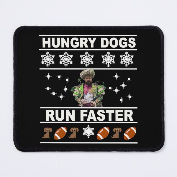 Item preview, Hungry Dogs Run Faster Ugly Sweater designed and sold by 888digitalar.
