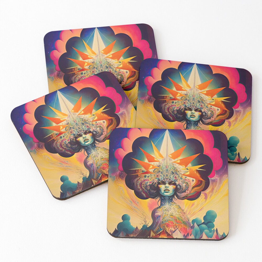 Aperçu de l'œuvre Dessous de verre (lot de 4) créée et vendue par SeedDesign.