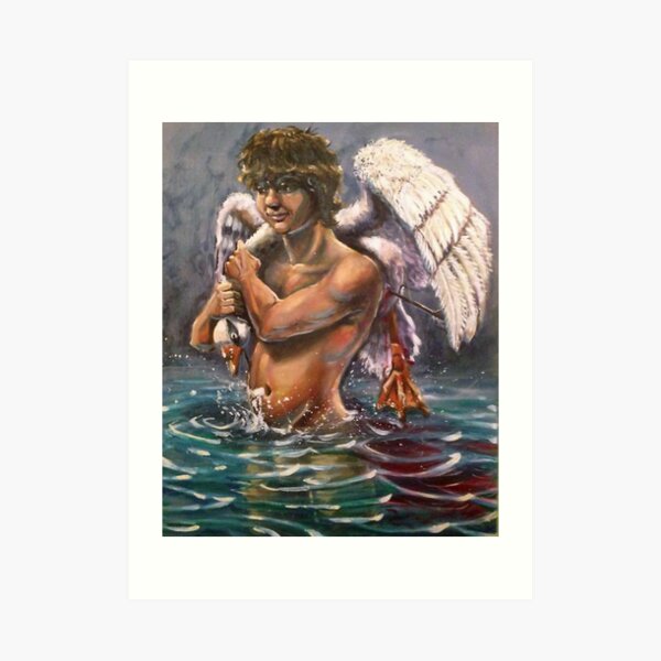 Ganymede Leda Art Print