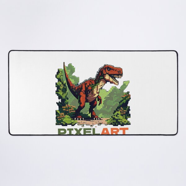 Item preview, Pixel Art dinosaur with funny cute decorative dinosaur for dinosaur lovers designed and sold by RSDESIGNSteam.