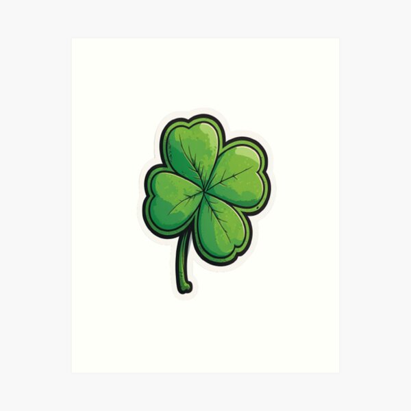 LUCKY 3 LEAF CLOVER 3 X 3 EMBROIDERED LUCK OF THE IRISH / IRON