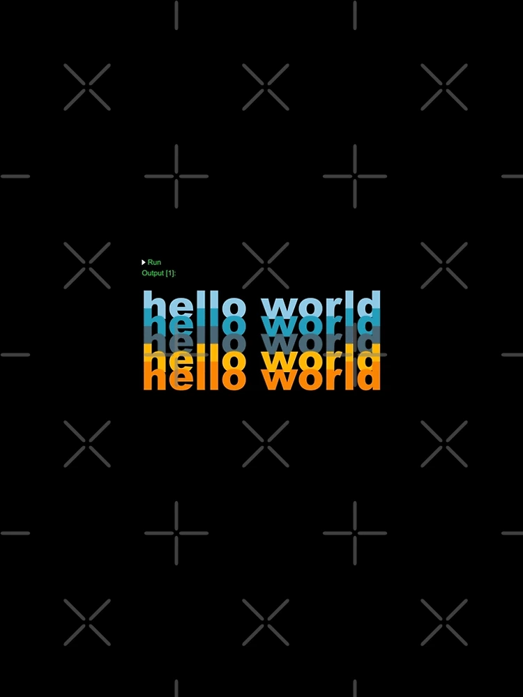 Thumbnail 5 of 5, A-Line Dress, Hello World Python Code designed and sold by FridPix.