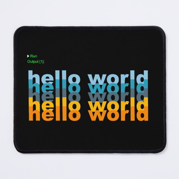 Item preview, Hello World Python Code designed and sold by FridPix.