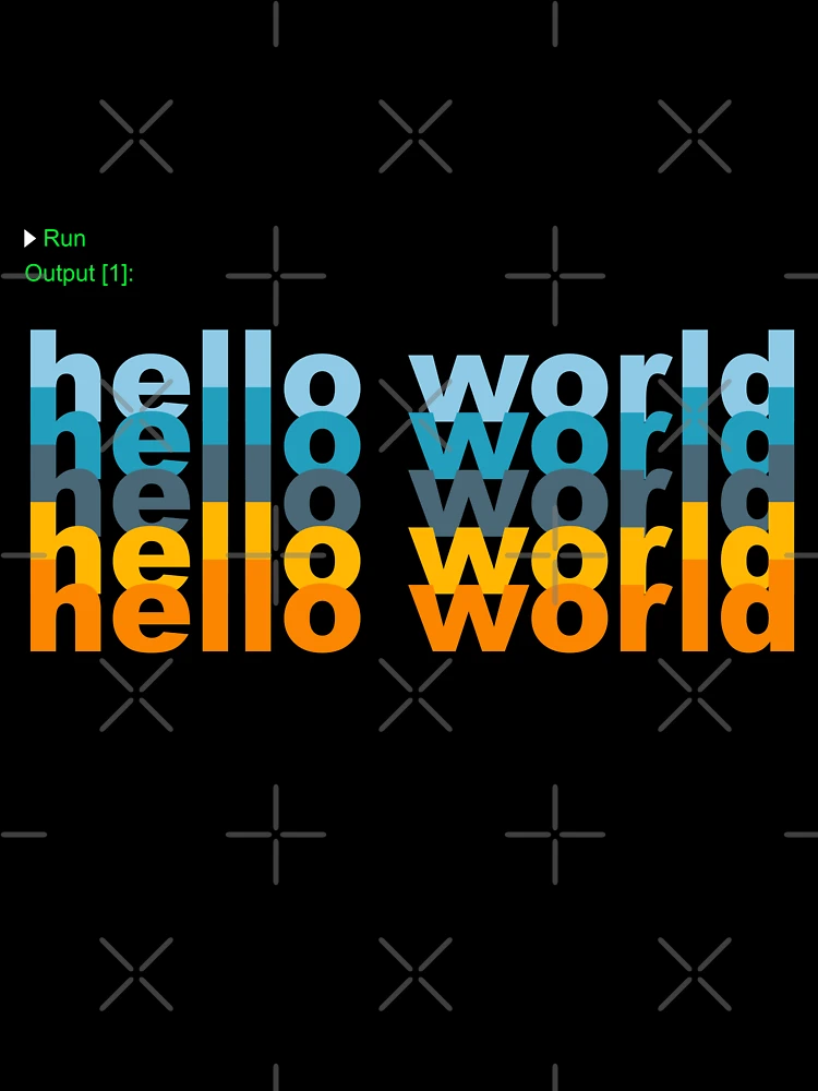 Thumbnail 7 of 7, Oversized T-Shirt, Hello World Python Code designed and sold by FridPix.