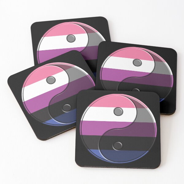 Item preview, Gender Fluid Pride Flag Yin Yang designed and sold by TheirChoice.