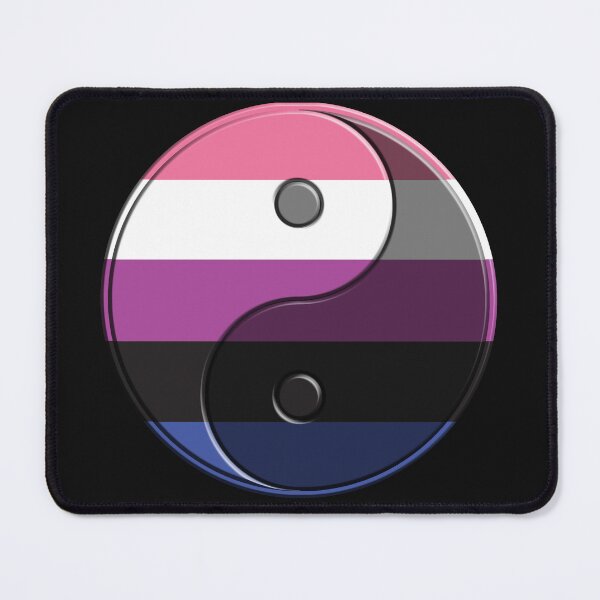 Item preview, Gender Fluid Pride Flag Yin Yang designed and sold by TheirChoice.