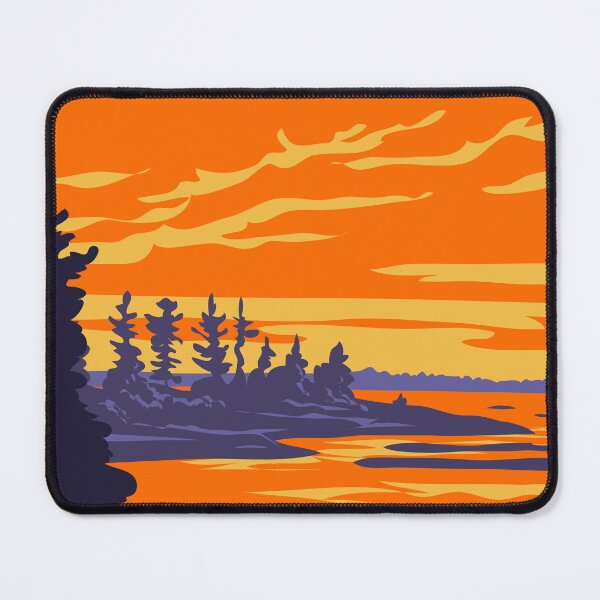 Item preview, Cedar Springs Beausoleil Island Within Georgian Bay Islands National Park Ontario Canada WPA Poster Art designed and sold by patrimonio.