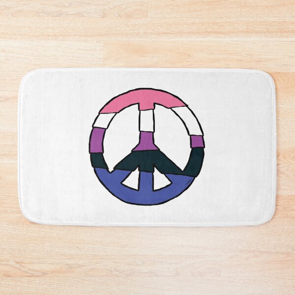 Item preview, peace (gender-fluid color scheme) designed and sold by baldartist80.