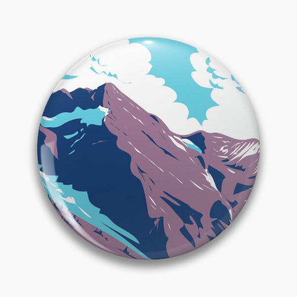 Item preview, Illecillewaet Glacier in Selkirk Mountains Glacier National Park in British Columbia Canada WPA Poster Art designed and sold by patrimonio.