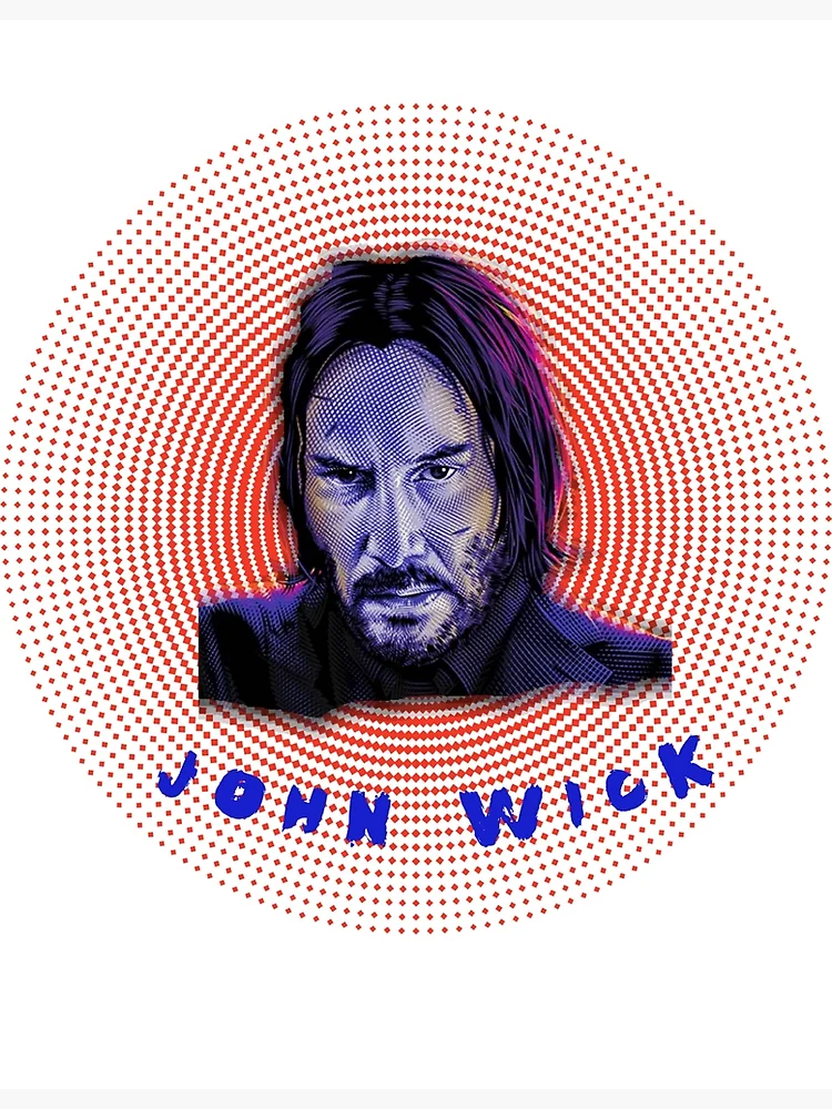 JOHN WICK 4 art Netflix The other side of life Poster by Hosa93