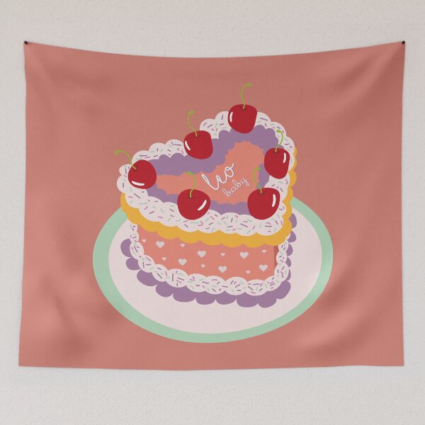 Item preview, Leo Baby Heart Cake Design designed and sold by racharanha.