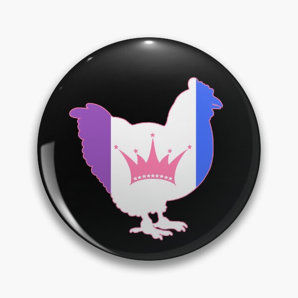 Item preview, Chicken Lover - LGBTQ Drag Pride Flag Heart 02 designed and sold by Puddmuppy.