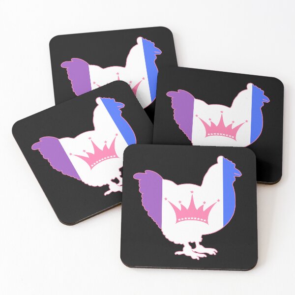 Item preview, Chicken Lover - LGBTQ Drag Pride Flag Heart 02 designed and sold by Puddmuppy.