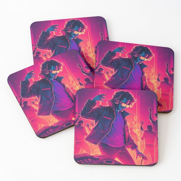 Item preview, Retro Synthwave World DJ Day designed and sold by RESToRAPTOR.