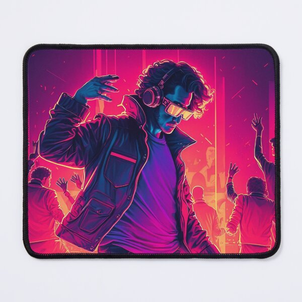 Item preview, Retro Synthwave World DJ Day designed and sold by RESToRAPTOR.