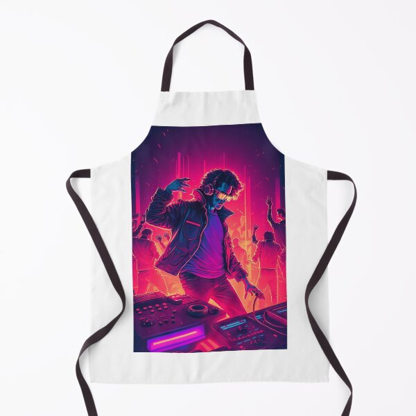 Item preview, Retro Synthwave World DJ Day designed and sold by RESToRAPTOR.