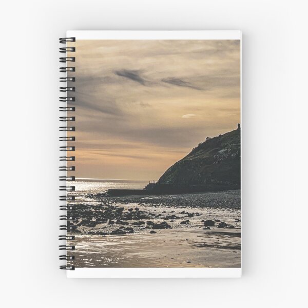 Item preview, Sunset at Criccieth Beach, North Wales designed and sold by WhereTheyWander.