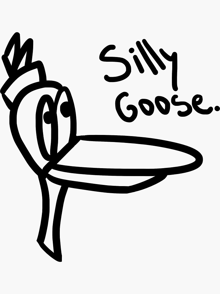 Silly Goose Juice Sticker for Sale by JessArt47