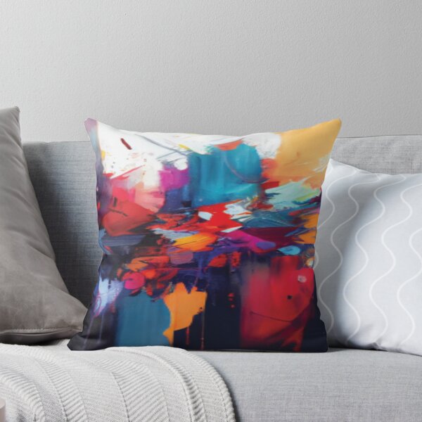Item preview, Pintura abstracta de fusión de colores designed and sold by delohill.