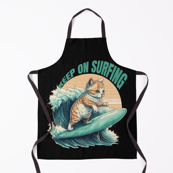 Item preview, Keep on surfing - Surfing Cat designed and sold by Artocity99.