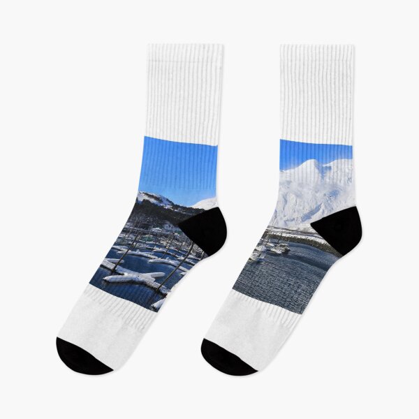 Item preview, Snowy harbour designed and sold by zumi.