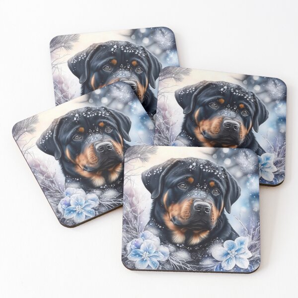 Item preview, Rottweiler Enjoys Winter  designed and sold by Nocturne  Paws.