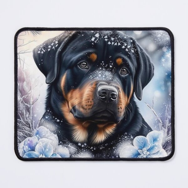 Item preview, Rottweiler Enjoys Winter designed and sold by Nocturne Paws.