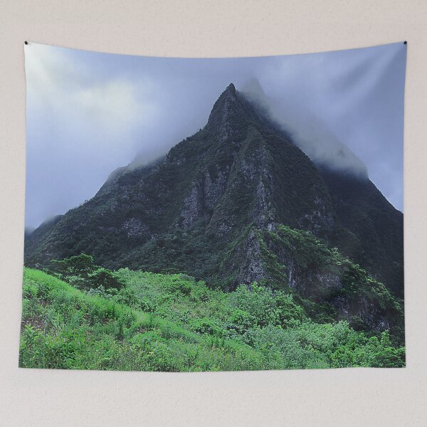 Item preview, Breathtaking French Polynesian Moorea Island's Lush Tropical Mountain designed and sold by DEC02.