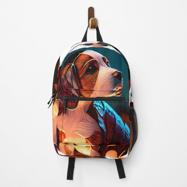 Item preview, Beagle puppy in stained glass designed and sold by Viinde.