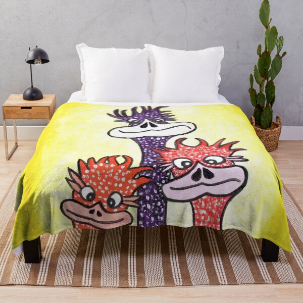 Item preview, The Emu Family designed and sold by VibrantArtwork.