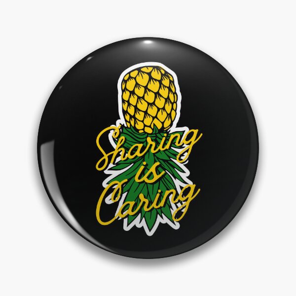 Item preview, Upside down pineapple swinger sticker designed and sold by Dunn Designs.