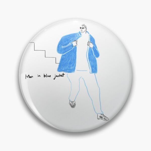 Item preview, man in blue jacket designed and sold by minigold.