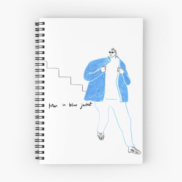 Item preview, man in blue jacket designed and sold by minigold.
