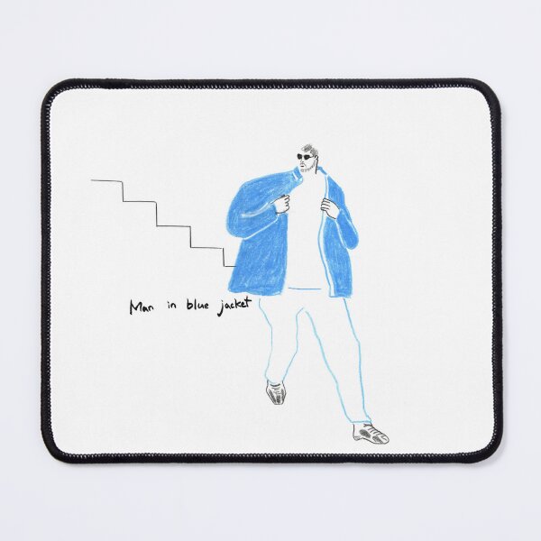 Item preview, man in blue jacket designed and sold by minigold.